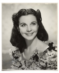 Vivien Leigh Signed Photo as Scarlett O'Hara in ''Gone With the Wind'' -- Photo Measures 7.75'' x 9.5''